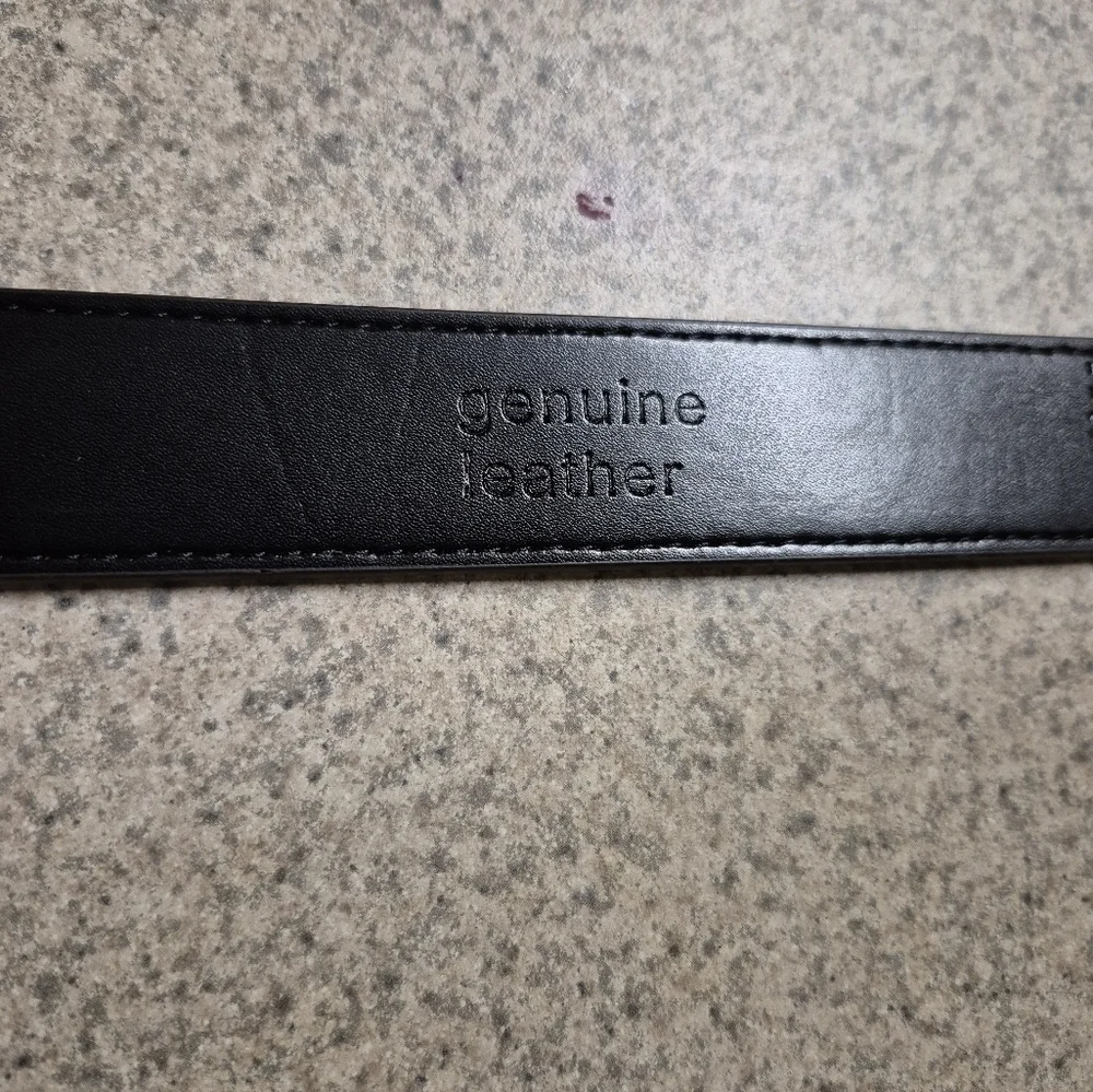 Reversible Black and Brown Leather Belt
